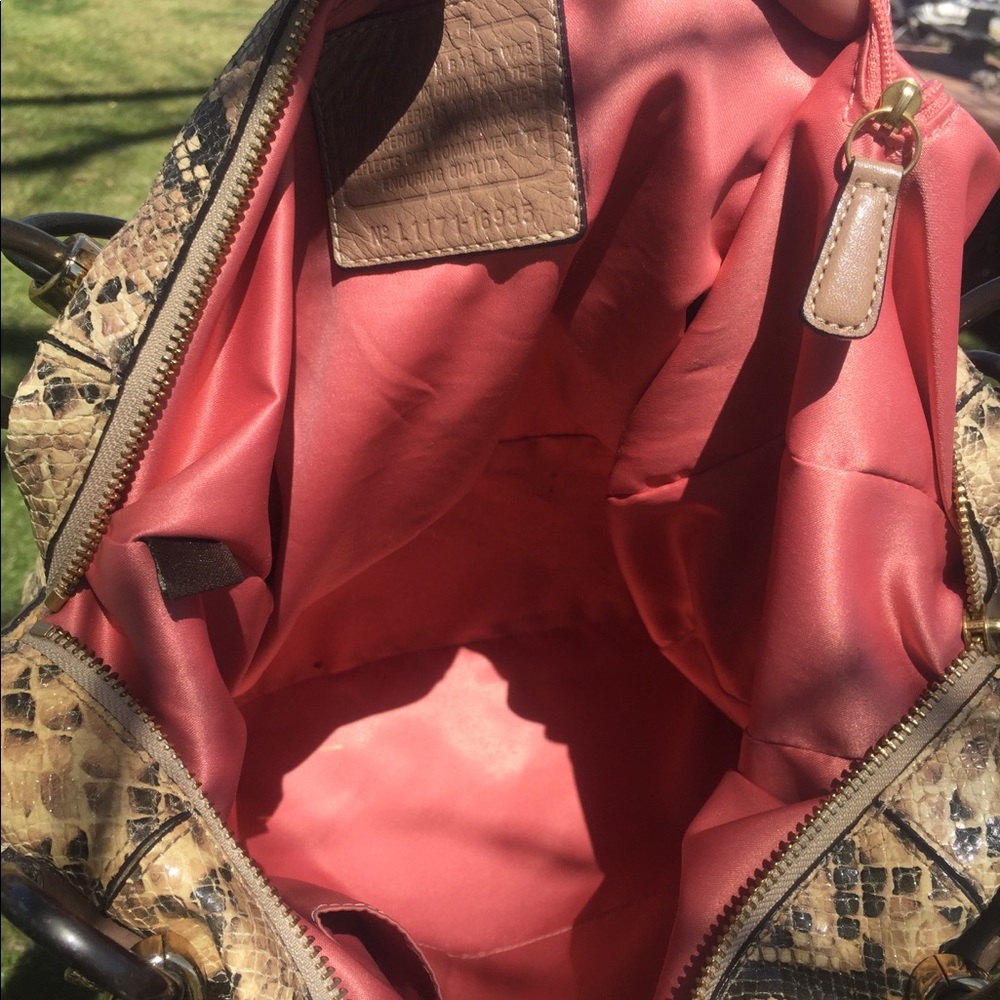 Limited Edition Coach Python Skin Purse. - image 2